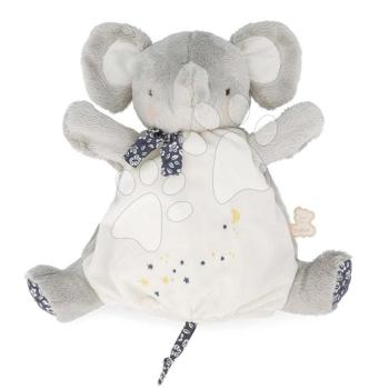 Plüss elefánt kesztyűbáb Elephant Doudou Puppet Petites Chansons Kaloo szürke 24 cm puha plüssből 0 hó-tól kép