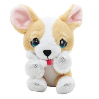 Plüss hangot adó kiskutyák, 12 cm, 6 féle kép