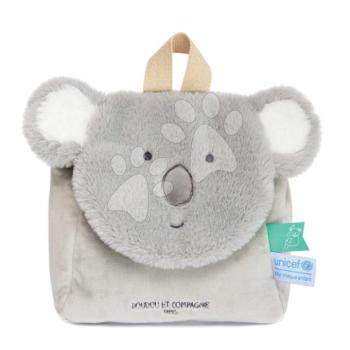Plüss hátizsák Koala Backpack Unicef Collection Doudou et Compagnie szürke 18 hó-tól kép