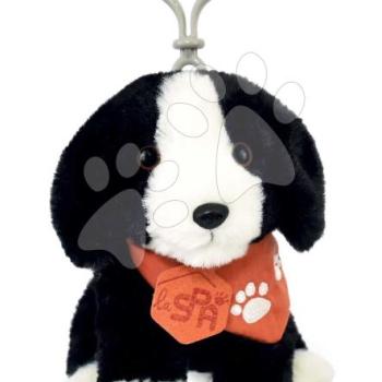 Plüss kutyus kulcstartó Welcome Home SPA Collection Histoire d’ Ours fekete-fehér 13 cm 0 hó-tól kép