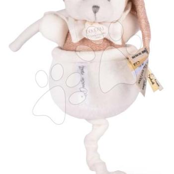 Plüss mackó dallammal Doudou 25 Ans Music Box Pink Doudou et Compagnie szülinapi kiadás rózsaszín 20 cm 0 hó-tól DC4585 kép