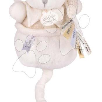 Plüss mackó dallammal Doudou 25 Years Music Box Beige Doudou et Compagnie szülinapi kiadás bézs 20 cm 0 hó-tól kép
