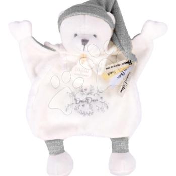 Plüss mackó dédelgetésre Dodou 25 Ans Doudou Cape Silver Dodou et Compagnie ajándékcsomagolásban ezüst 25 cm 0 hó-tól DC4336 kép