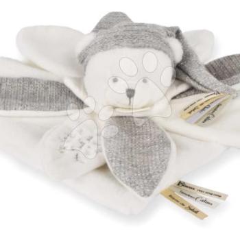 Plüss mackó dédelgetésre Dodou 25 Ans Doudou Collector Silver Dodou et Compagnie ajándékcsomagolásban ezüst 25 cm 0 hó-tól DC4337 kép