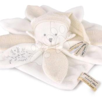 Plüss mackó dédelgetésre Dodou 25 Ans Doudou Collector White Dodou et Compagnie ajándékcsomagolásban fehér 25 cm 0 hó-tól DC4342 kép