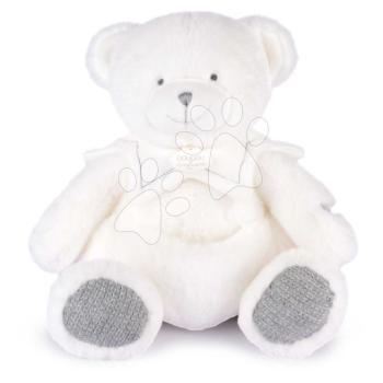 Plüss mackó kendővel dédelgetésre Doudou 25 Years Puppet with Handkerchief Grey Doudou et Compagnie ajándékcsomagolásban szürke 30 cm 0 hó-tól kép