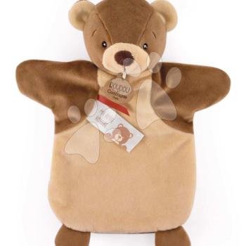 Plüss mackó kesztyűbáb Bear Hand Puppet Doudou et Compagnie barna 25 cm 0 hó-tól DC4013 kép