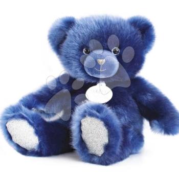 Plüss mackó Midnight Blue Ours Collection Doudou et Compagnie kék 30 cm 0 hó-tól kép