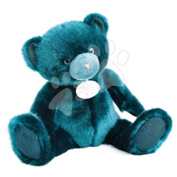 Plüss mackó Peacock Blue Ours Collection Doudou et Compagnie kék 37 cm 0 hó-tól kép