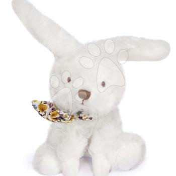 Plüss nyuszi Bunnies Scrunchie Doudou et Compagnie fehér 12 cm 0 hó-tól DC3818 kép