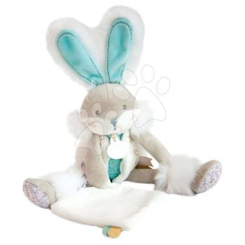 Plüss nyuszi Bunny Almond Lapin de Sucre Doudou et Compagnie türkíz 31 cm ajándékcsomagolásban 0 hó-tól DC3487 kép