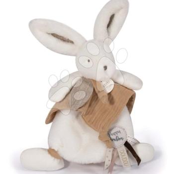 Plüss nyuszi Bunny Happy Wild Doudou et Compagnie barna 25 cm ajándékcsomagolásban 0 hó-tól kép