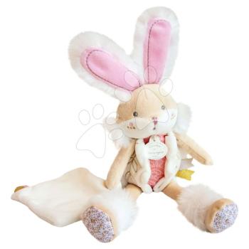 Plüss nyuszi Bunny Pink Lapin de Sucre Doudou et Compagnie rózsaszín 31 cm ajándékcsomagolásban 0 hó-tól DC3486 kép