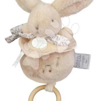 Plüss nyuszi dallammal Lapin Dodou Music Box Beige Doudou et Compagnie ajándékcsomagolásban bézs 20 cm 0 hó-tól DC4370 kép