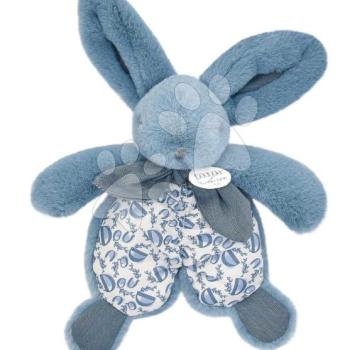 Plüss nyuszi dédelgetésre Bunny Comforter Blue Doudou et Compagnie ajándékcsomagolásban kék 18 cm 0 hó-tól kép