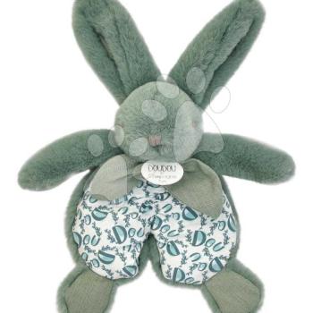Plüss nyuszi dédelgetésre Bunny Comforter Green Doudou et Compagnie ajándékcsomagolásban zöld 18 cm 0 hó-tól kép