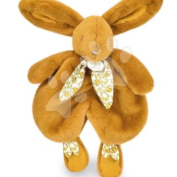 Plüss nyuszi dédelgetésre Bunny Comforter Ocher Doudou et Compagnie ajándékcsomagolásban okkersárga 29 cm 0 hó-tól kép