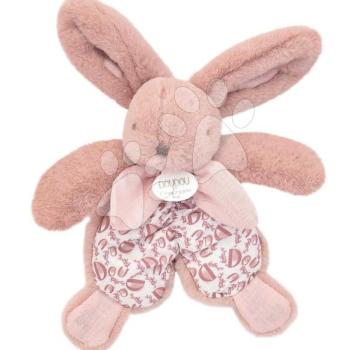 Plüss nyuszi dédelgetésre Bunny Comforter Pink Doudou et Compagnie ajándékcsomagolásban rózsaszín 18 cm 0 hó-tól kép