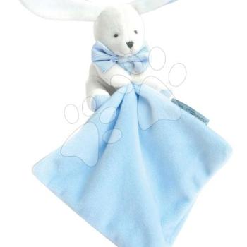 Plüss nyuszi dédelgetésre Bunny Flower Box Doudou et Compagnie kék 10 cm ajándékcsomagolásban 0 hó-tól kép