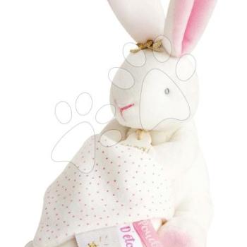 Plüss nyuszi dédelgetésre Bunny Star Perlidoudou Doudou et Compagnie fehér 10 cm ajándékcsomagolásban 0 hó-tól kép