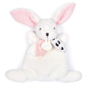 Plüss nyuszi dédelgetésre Happy Blush Doudou et Compagnie rózsaszín 17 cm ajándékcsomagolásban 0 hó-tól DC3884 kép