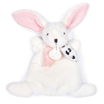 Plüss nyuszi dédelgetésre Happy Blush Doudou et Compagnie rózsaszín 17 cm ajándékcsomagolásban 0 hó-tól kép