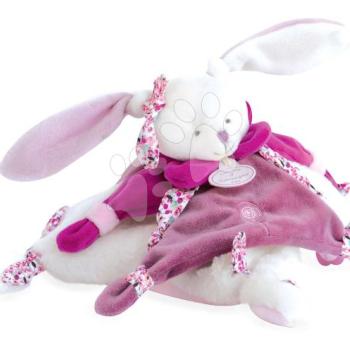 Plüss nyuszi dédelgetésre Lapin Cerise Doudou et Compagnie ajándékcsomagolásban rózsaszín 27 cm 0 hó-tól DC2703 kép