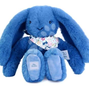 Plüss nyuszi Fleurette the Bunny Blue Doudou et Compagnie kék 25 cm 0 hó-tól kép