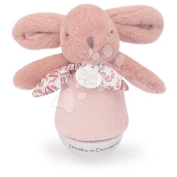 Plüss nyuszi Musical Night Light Pink Doudou et Compagnie zenével fehér zajjal és fénnyel rózsaszín 16 cm 0 hó-tól kép