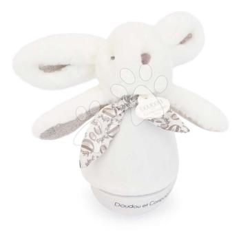 Plüss nyuszi Musical Night Light White Doudou et Compagnie zenével fehér zajjal és fénnyel fehér 16 cm 0 hó-tól kép