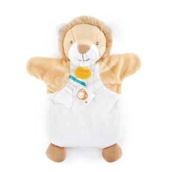 Plüss oroszlán kesztyűbáb Lion Hand Puppet Doudou et Compagnie barna 25 cm 0 hó-tól kép