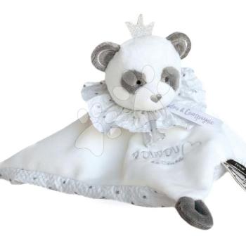 Plüss panda dédelgetésre Attrape-Rêves Doudou et Compagnie szürke ajándékcsomagolásban 20 cm 0 hó-tól DC3536 kép