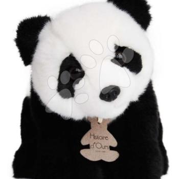 Plüss panda Les Authentiques Histoire d’ Ours ajándékcsomagolásban fekete-fehér 20 cm 0 hó-tól kép