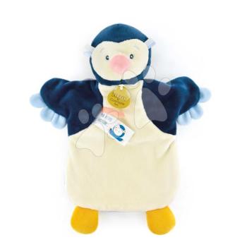 Plüss pingvin kesztyűbáb Pinguin Hand Puppet Doudou et Compagnie kék 25 cm 0 hó-tól kép