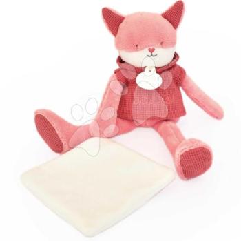 Plüss róka Fox Sweety Doudou et Compagnie ajándékcsomagolásban rózsaszín 25 cm 0 hó-tól kép
