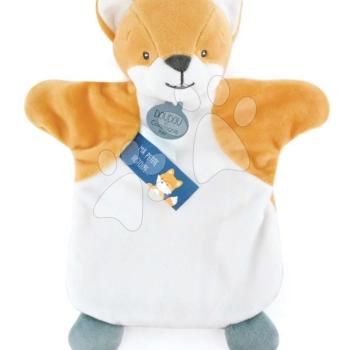 Plüss róka kesztyűbáb Fox Hand Puppet Doudou et Compagnie fehéres-narancssárga 25 cm 0 hó-tól DC4012 kép