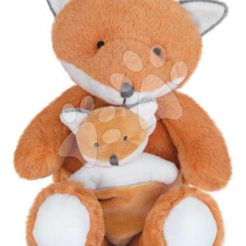 Plüss róka kölykével Fox Unicef Collection Doudou et Compagnie ajándékcsomagolásban narancssárga 25 cm 0 hó-tól kép