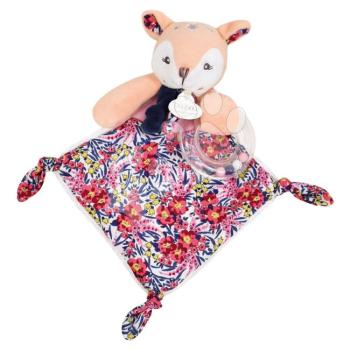 Plüss szarvas csörgővel Rattle Deer Boh'aime Doudou et Compagnie ajándékcsomagolásban rózsaszín 22 cm 0 hó-tól DC4221 kép