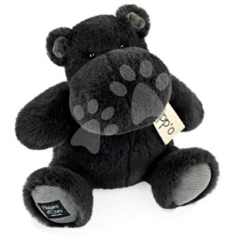 Plüss víziló Hippo Anthracite Grey Histoire d’ Ours fekete 25 cm 0 hó-tól kép