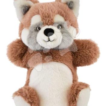 Plüss vörös macskamedve kesztyűbáb The Glue Pots Red Panda Puppet Histoire d’ Ours narancssárga 24 cm 0 hó-tól kép