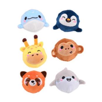 Plüssbevonatú pattogó labdák, 8 féle kép