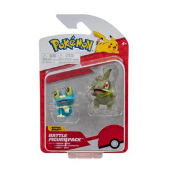 Pokemon 2 db-os Mini figura Axew   Froakie kép