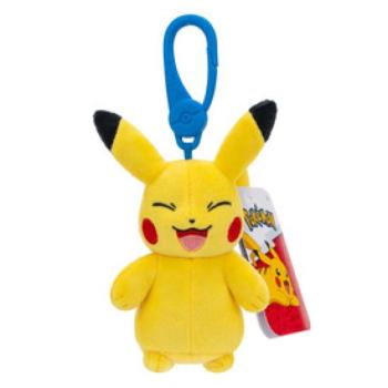 Pokémon kulcstartós plüssfigura - Pikachu 8 cm (nevető) kép