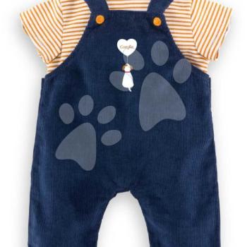 Póló és overál játékbabára T-shirt & Navy Blue Overall Mon Grand Poupon Corolle 36 cm babának 24 hó-tól CO141890 kép