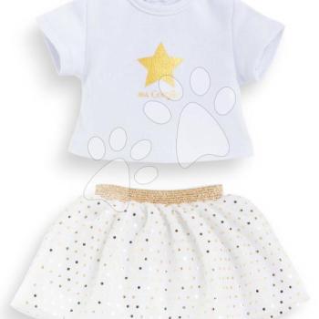 Póló és szoknya játékbabára Top & Skirt Set Ivory & Gold Ma Corolle 36 cm babának CO212900 kép