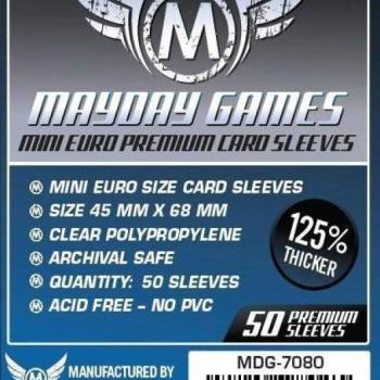 Premium Mini Euro Card Sleeves (45x68mm) - 50db - MDG-7080 kép