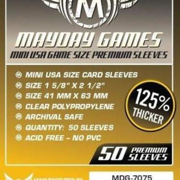 Premium Mini USA Card Sleeves (41x63mm) - 50db - MDG-7075 kép