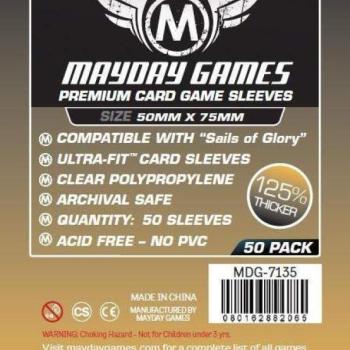 Premium &quot;Sails of Glory&quot; Card Sleeves (50x75mm) - 50db - MDG-7135 kép