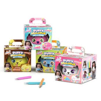 Pufók mályvacukor állatkák lemosható, illatos kép