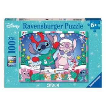 Puzzle 100 db - Stich karácsonya kép